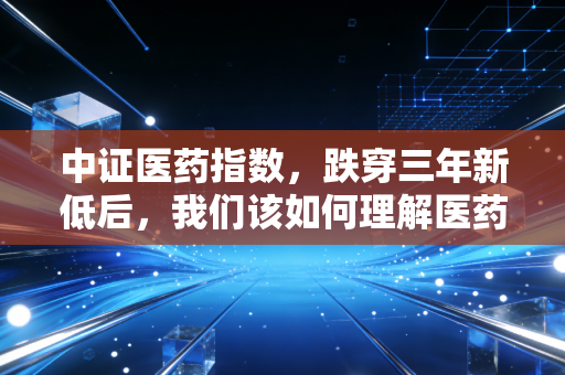 中证医药指数，跌穿三年新低后，我们该如何理解医药行业的长坡厚雪？