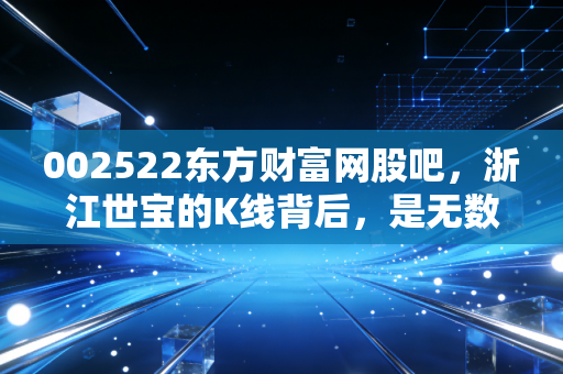 002522东方财富网股吧，浙江世宝的K线背后，是无数散户的狂欢与落寞