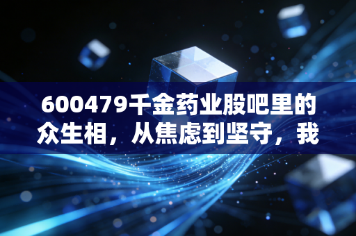 600479千金药业股吧里的众生相，从焦虑到坚守，我们到底在期待什么？