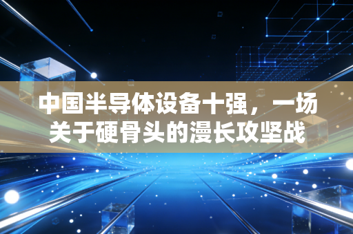 中国半导体设备十强,一场关于硬骨头的漫长攻坚战