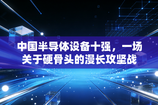 中国半导体设备十强,一场关于硬骨头的漫长攻坚战