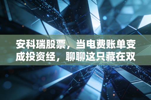 安科瑞股票,当电费账单变成投资经,聊聊这只藏在双碳风口里的电力管家