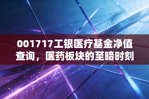 001717工银医疗基金净值查询,医药板块的至暗时刻还是黄金坑?
