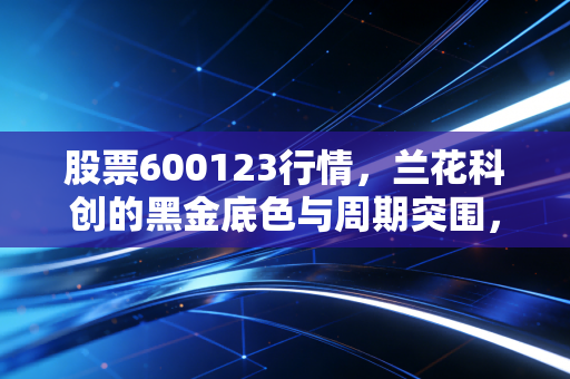 股票600123行情，兰花科创的黑金底色与周期突围，是时候重估价值了吗？