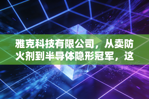 雅克科技有限公司,从卖防火剂到半导体隐形冠军,这家公司凭什么让资本又爱又怕?