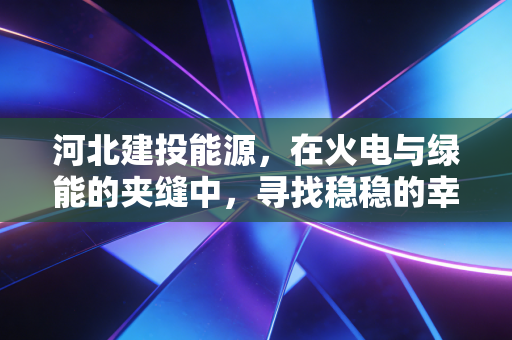 河北建投能源，在火电与绿能的夹缝中，寻找稳稳的幸福