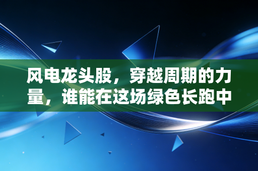 风电龙头股，穿越周期的力量，谁能在这场绿色长跑中真正笑到最后？