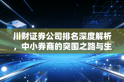 川财证券公司排名深度解析，中小券商的突围之路与生存智慧