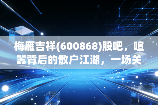 梅雁吉祥(600868)股吧,喧嚣背后的散户江湖,一场关于时间与耐心的博弈
