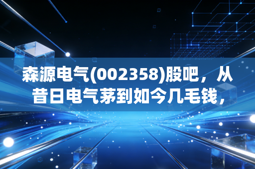 森源电气(002358)股吧，从昔日电气茅到如今几毛钱，散户们的坚守与逃离，到底值不值？