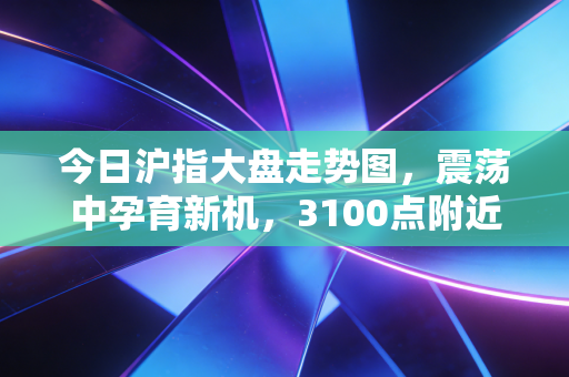 今日沪指大盘走势图，震荡中孕育新机，3100点附近的心理博弈与生存法则