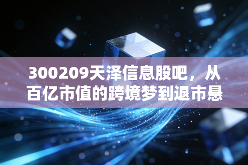 300209天泽信息股吧,从百亿市值的跨境梦到退市悬崖,一位老股民眼中的血泪与反思