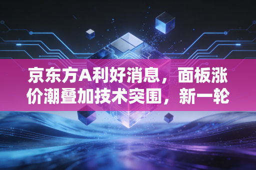 京东方A利好消息，面板涨价潮叠加技术突围，新一轮戴维斯双击要来了？