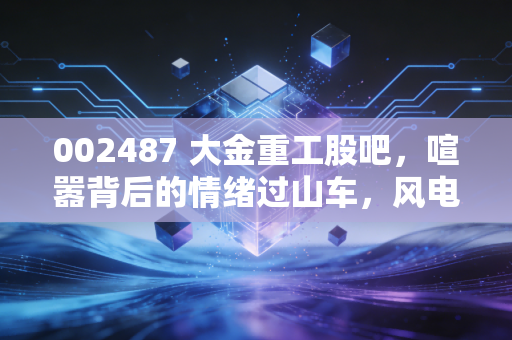 002487 大金重工股吧，喧嚣背后的情绪过山车，风电塔筒龙头的未来到底在哪里？