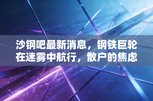 沙钢吧最新消息,钢铁巨轮在迷雾中航行,散户的焦虑与行业的破局之路