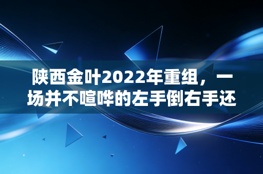 陕西金叶2022年重组,一场并不喧哗的左手倒右手还是深谋远虑的护城河加固?