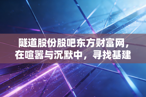 隧道股份股吧东方财富网，在喧嚣与沉默中，寻找基建老大哥的第二春