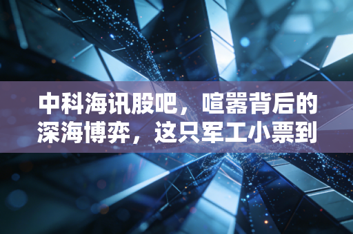 中科海讯股吧，喧嚣背后的深海博弈，这只军工小票到底值不值得守候？