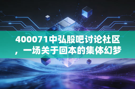 400071中弘股吧讨论社区，一场关于回本的集体幻梦与退市后的孤岛求生