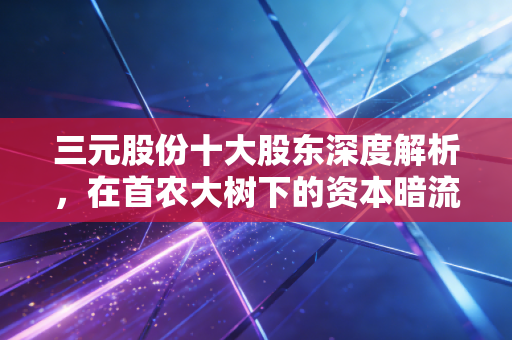 三元股份十大股东深度解析，在首农大树下的资本暗流与乳业突围