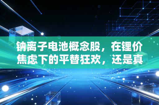 钠离子电池概念股，在锂价焦虑下的平替狂欢，还是真金白银的未来风口？