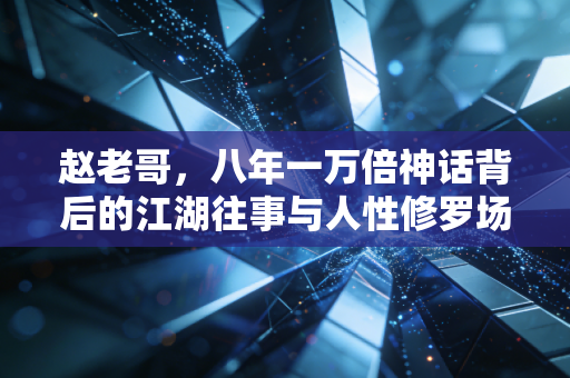 赵老哥,八年一万倍神话背后的江湖往事与人性修罗场