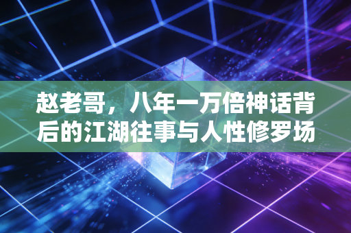 赵老哥,八年一万倍神话背后的江湖往事与人性修罗场