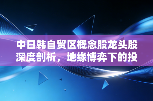 中日韩自贸区概念股龙头股深度剖析，地缘博弈下的投资逻辑与实操指南