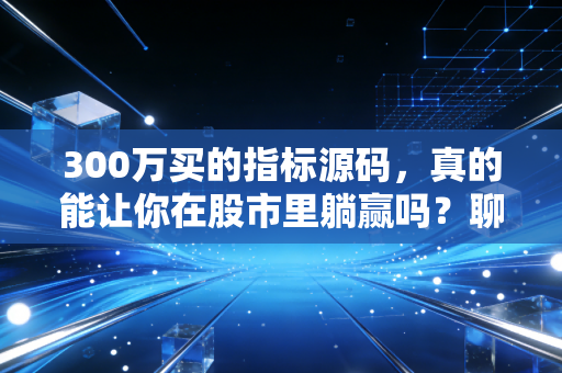 300万买的指标源码,真的能让你在股市里躺赢吗?聊聊我眼中的交易圣杯