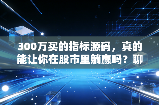 300万买的指标源码，真的能让你在股市里躺赢吗？聊聊我眼中的交易圣杯