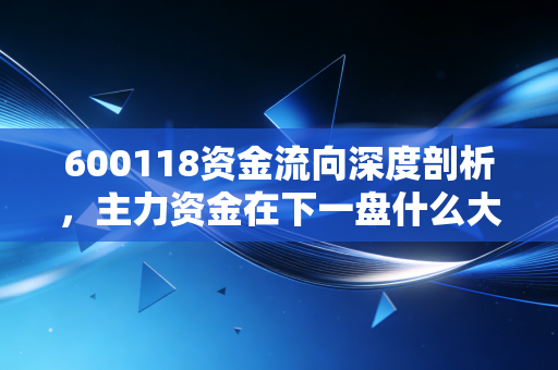 600118资金流向深度剖析,主力资金在下一盘什么大棋?散户该如何应对?