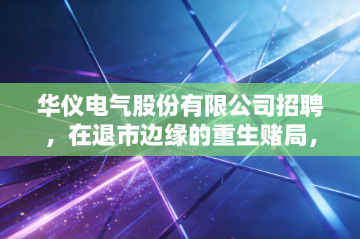 华仪电气股份有限公司招聘,在退市边缘的重生赌局,普通人该如何下注?