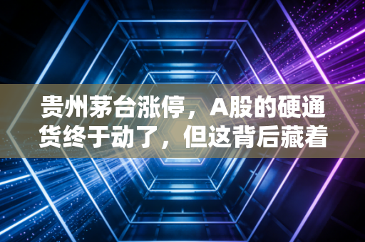贵州茅台涨停,A股的硬通货终于动了,但这背后藏着你没看懂的深意