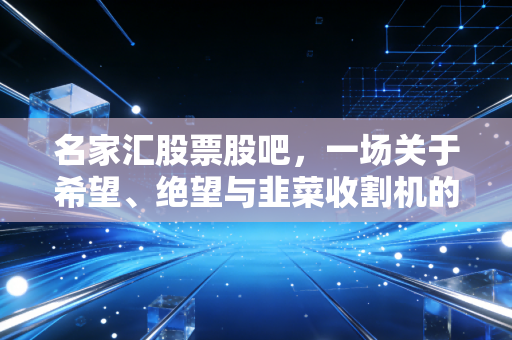 名家汇股票股吧,一场关于希望、绝望与韭菜收割机的真实记录