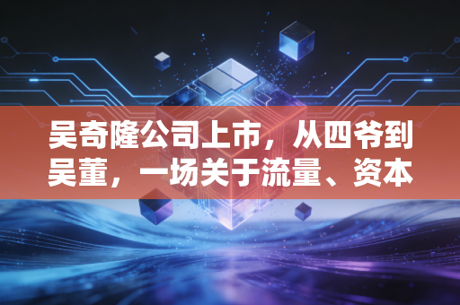 吴奇隆公司上市，从四爷到吴董，一场关于流量、资本与婚姻的精算博弈