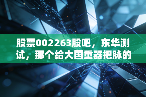 股票002263股吧，东华测试，那个给大国重器把脉的隐形冠军，到底值不值得长情守候？