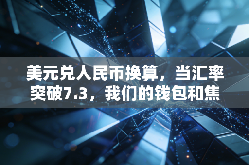 美元兑人民币换算,当汇率突破7.3,我们的钱包和焦虑感发生了什么变化?