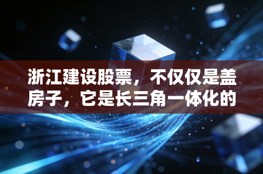 浙江建设股票，不仅仅是盖房子，它是长三角一体化的隐形推手