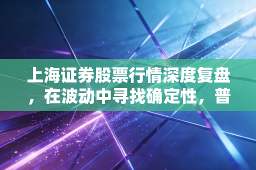 上海证券股票行情深度复盘，在波动中寻找确定性，普通投资者的生存之道