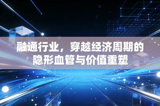 融通行业，穿越经济周期的隐形血管与价值重塑