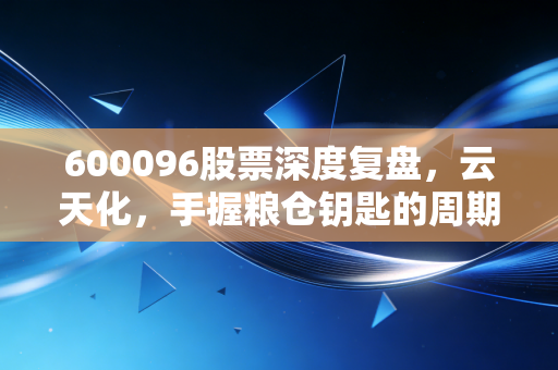 600096股票深度复盘,云天化,手握粮仓钥匙的周期之王,还能上车吗?