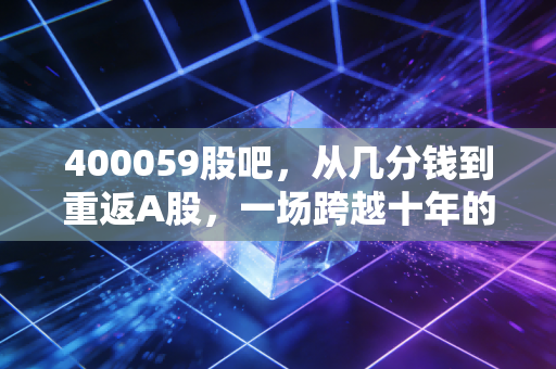 400059股吧,从几分钱到重返A股,一场跨越十年的财富悲喜剧