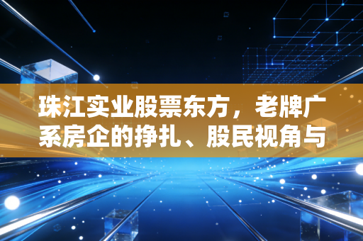 珠江实业股票东方，老牌广系房企的挣扎、股民视角与未来的东方曙光