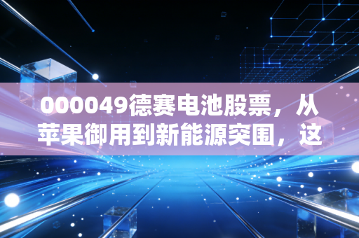 000049德赛电池股票,从苹果御用到新能源突围,这只被低估的隐形冠军还能持有吗?