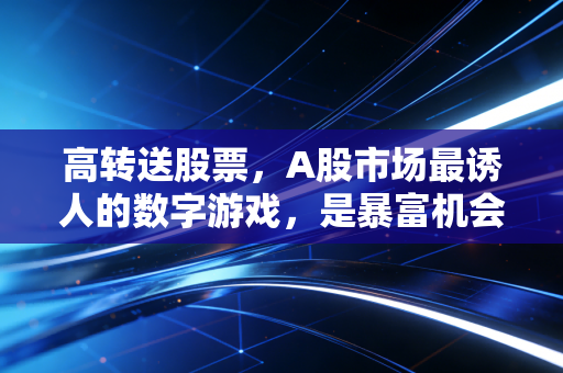 高转送股票,A股市场最诱人的数字游戏,是暴富机会还是甜蜜陷阱?