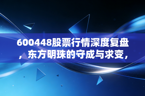 600448股票行情深度复盘，东方明珠的守成与求变，这只老牌传媒股还值得持有吗？