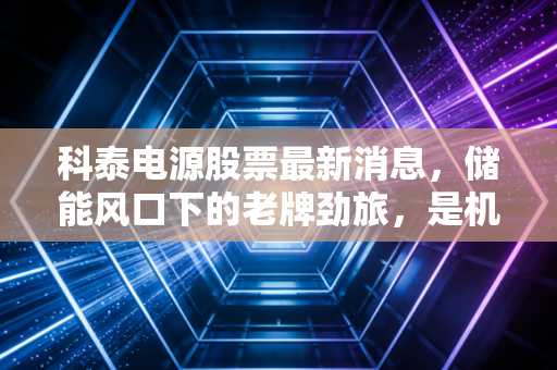 科泰电源股票最新消息,储能风口下的老牌劲旅,是机遇还是泡沫?