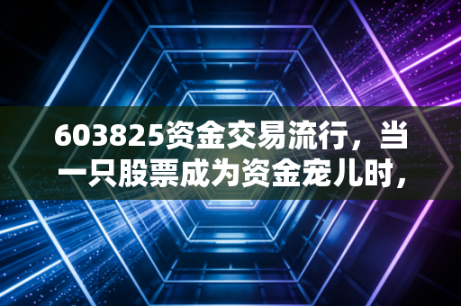 603825资金交易流行,当一只股票成为资金宠儿时,散户该狂欢还是警惕?