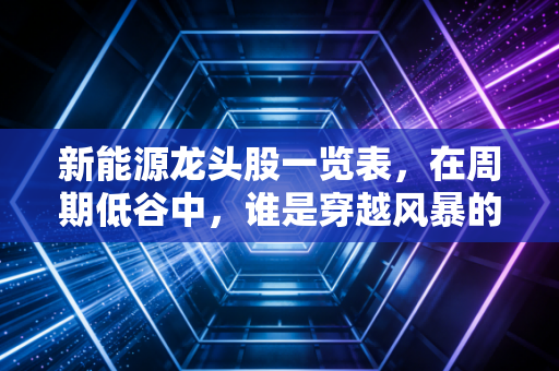 新能源龙头股一览表,在周期低谷中,谁是穿越风暴的真正王者?