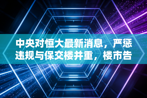 中央对恒大最新消息,严惩违规与保交楼并重,楼市告别大而不倒时代